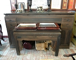實木原木神桌
