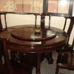 原木餐桌椅 (1)