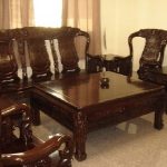 原木餐桌椅 (3)